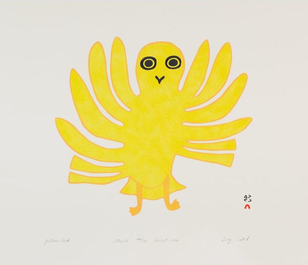 Lucy Qinnuayuak (1915-1982) - Yellow Bird
