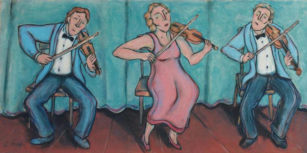 Conrad Stephen Furey (1954-2008) - Three Musicians