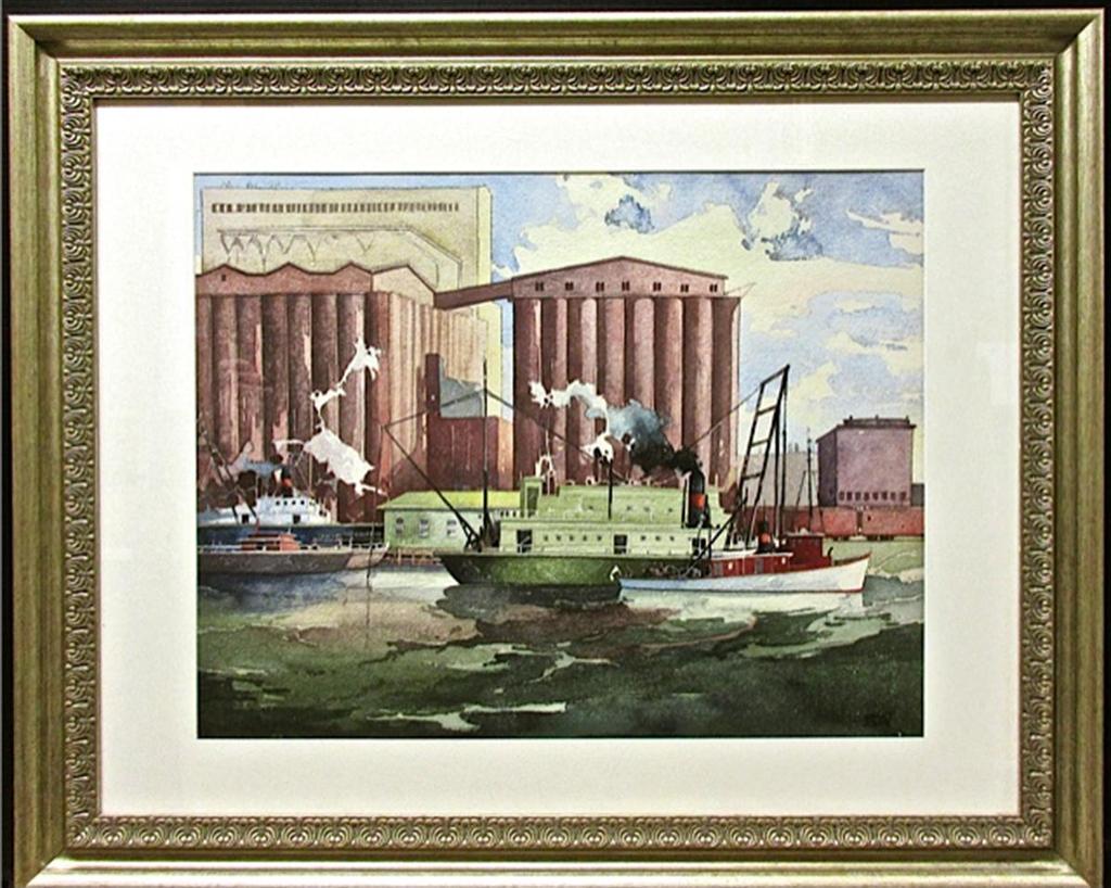 Garnet Hazard (1903-1987) - Untitled (Harbour Study)