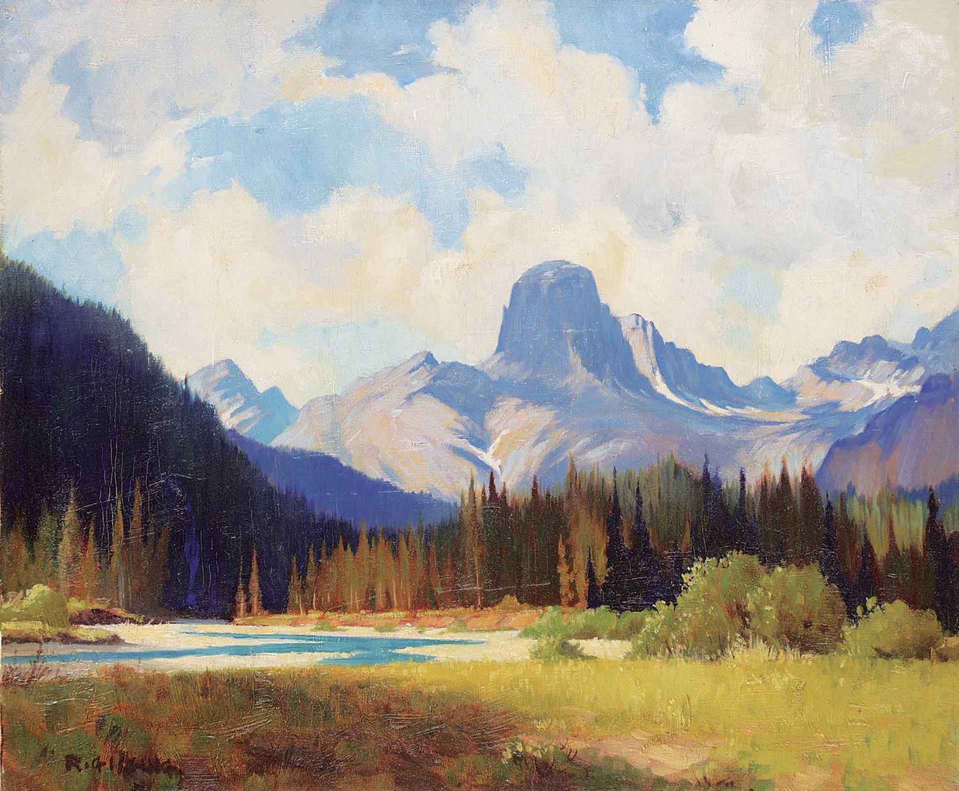 Roland Gissing (1895-1967) - Untitled - Rocky Mountain Valley