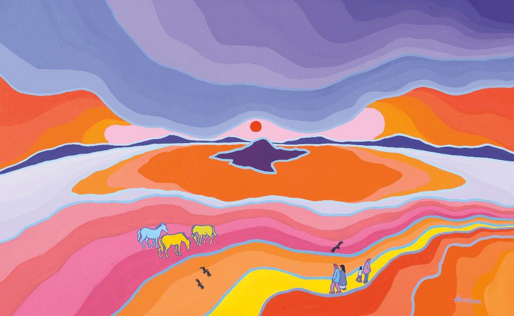 Ted Harrison (1926-2015) - Game-Guide Horses