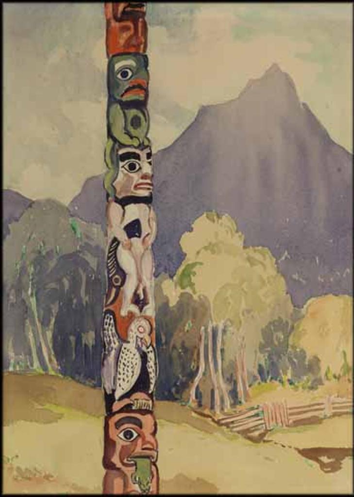 Mildred Valley Thornton (1890-1967) - Tsimshian Pole - Hazelton
