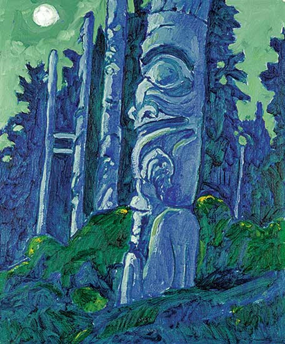 Robert Francis Michael McInnis (1942) - Totems at Midnight