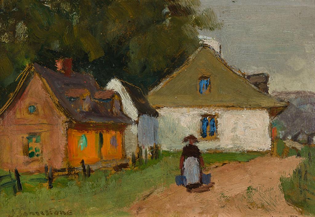 John Young Johnstone (1887-1930) - Road on Île d'Orléans