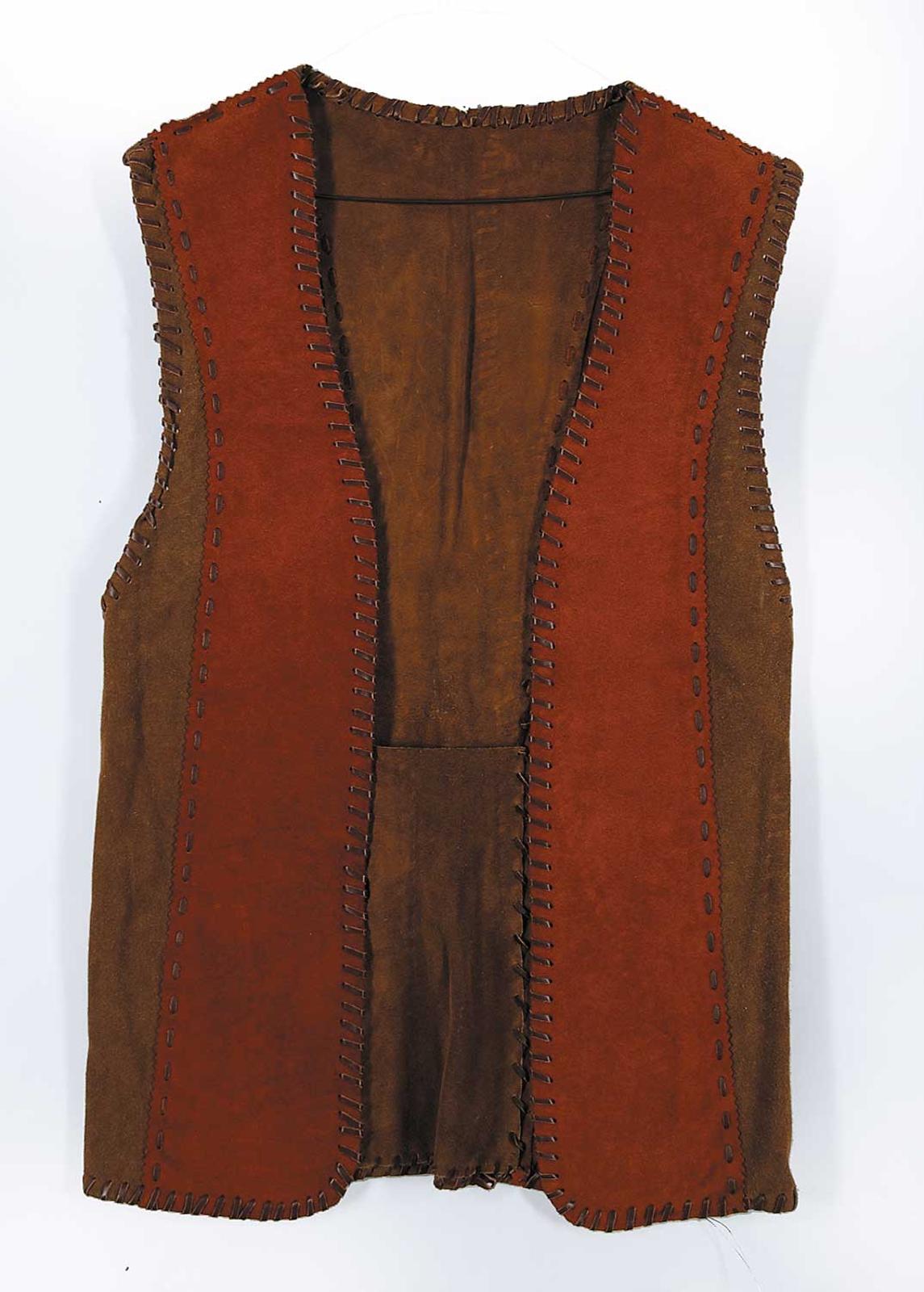Robert Charles Aller (1922-2008) - Untitled - Two Tone Leather Vest