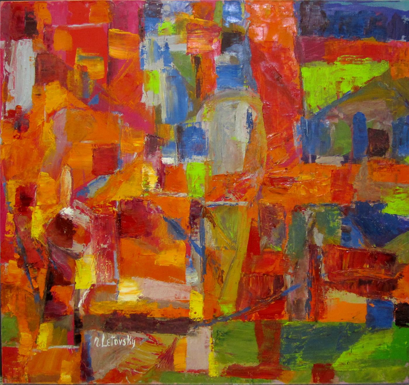 Nathan Letovsky (1925-2014) - Abstract