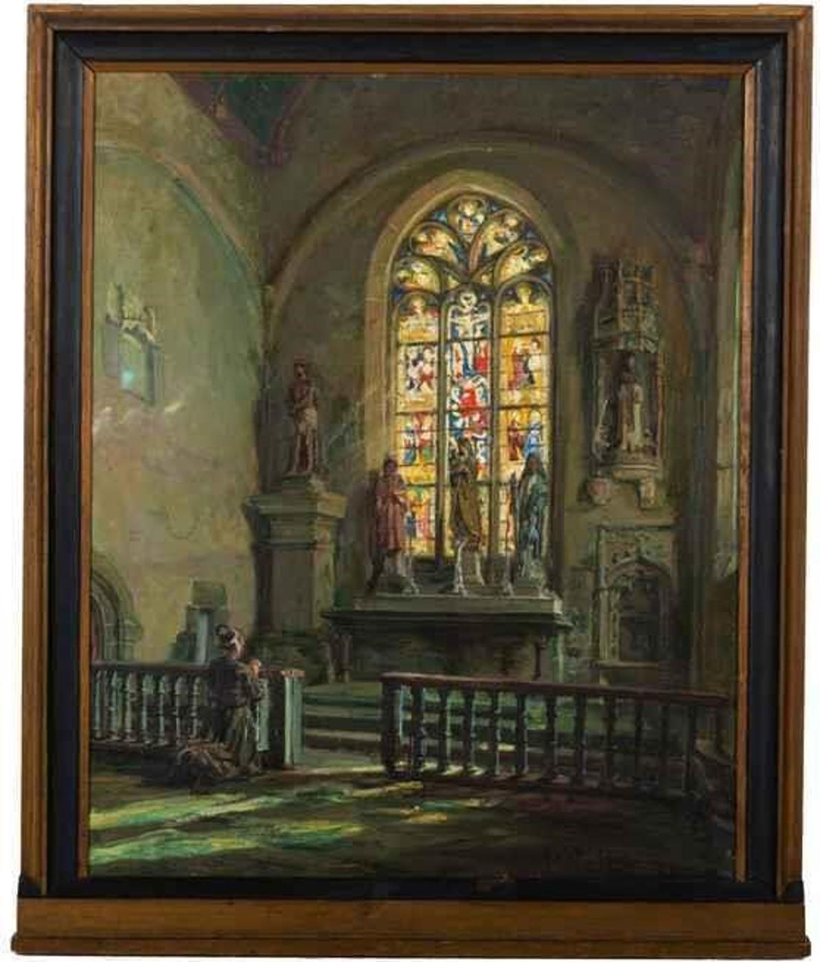 Arthur Midy (1877-1944) - L'Eglise verte (c. 1934)