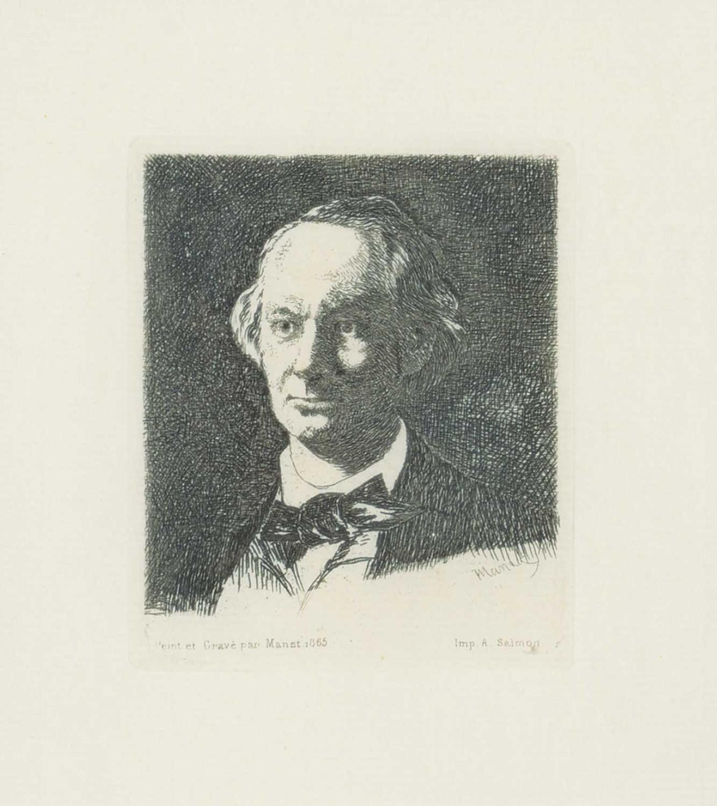 Edouard Manet (1832-1883) - Baudelaire de Face