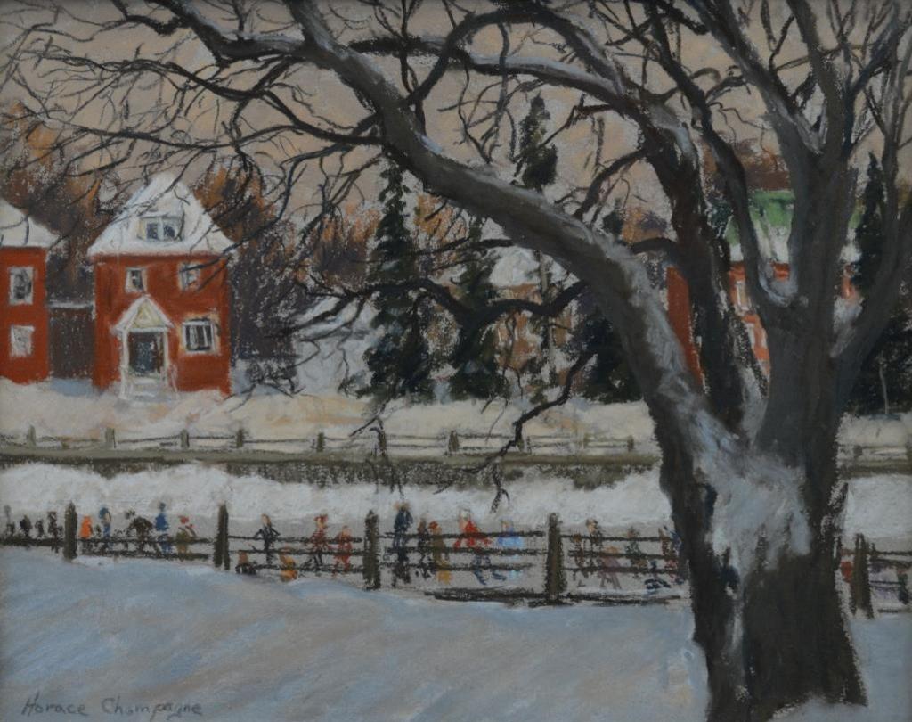 Horace Champagne (1937) - The Rideau Canal, Ottawa, ON