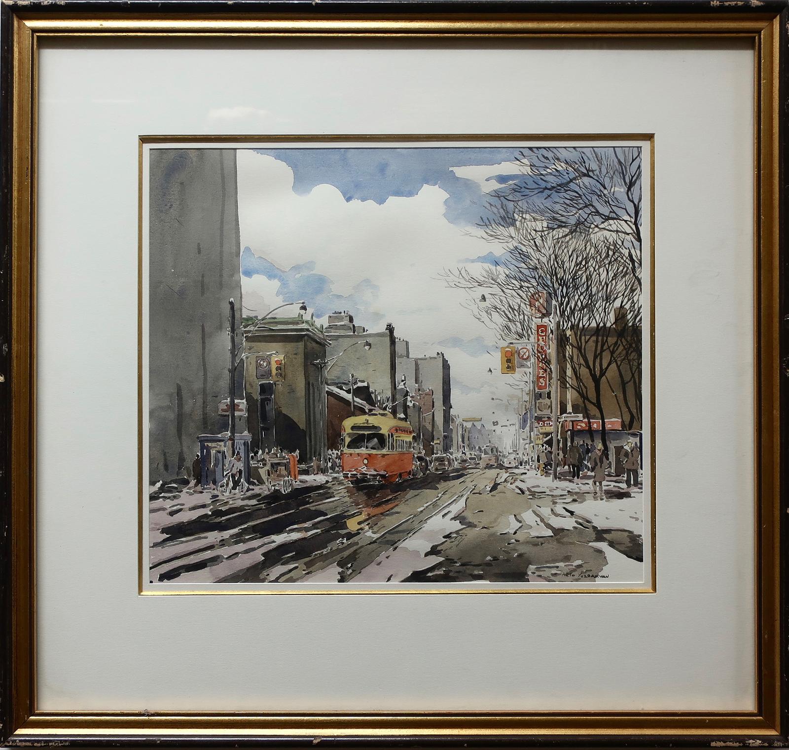 Arto Yuzbasiyan (1948) - Untitled (Toronto Streetcars)