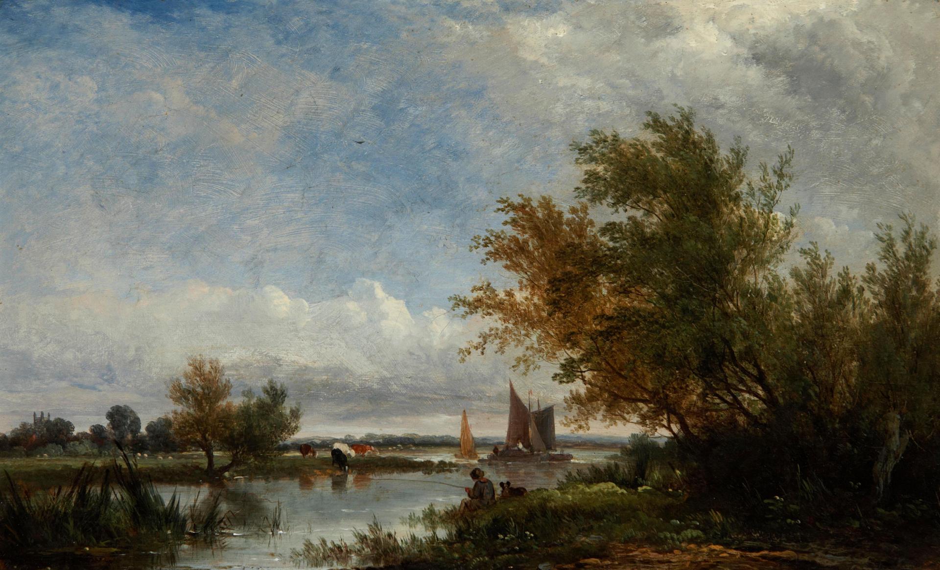 Edward Charles Williams (1807-1881) - River Landscape
