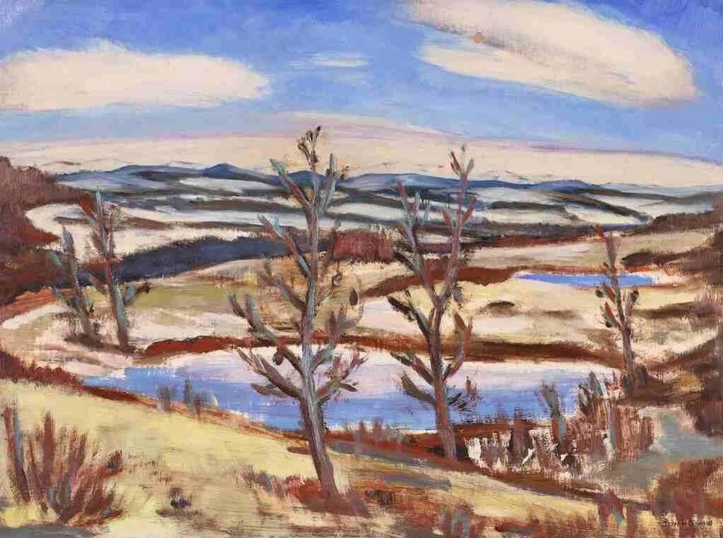 John Harold Thomas Snow (1911-2004) - Winter In The Foothills