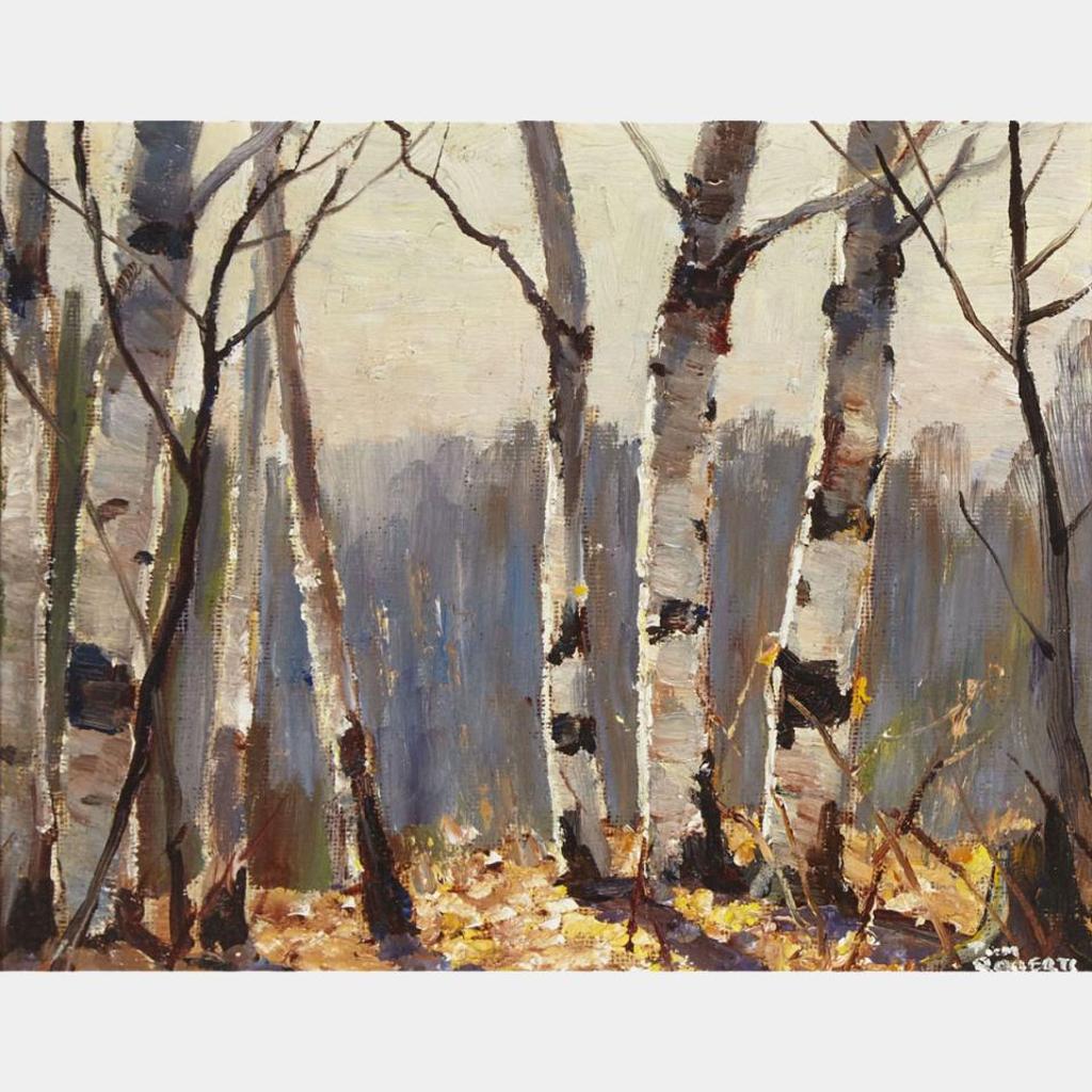 Thomas Keith (Tom) Roberts (1909-1998) - April Birch Trees