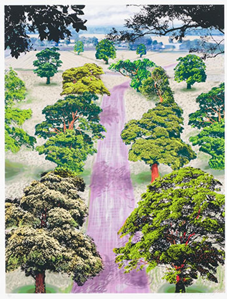 David Hockney (1937) - Summer Road Near Kilham