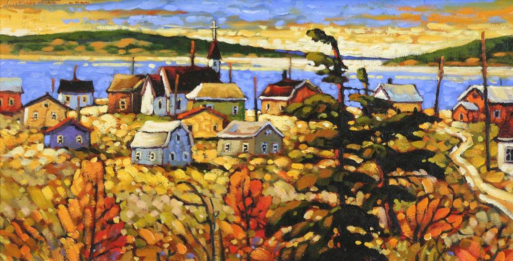 Rod Charlesworth (1955) - Prospect Bay, Autumn (Nova Scotia)