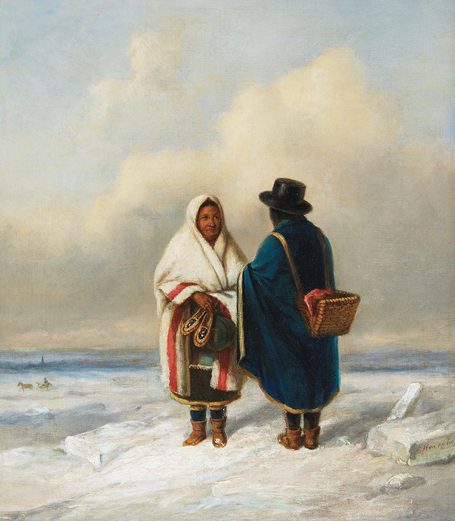 Cornelius David Krieghoff (1815-1872) - Going to Market