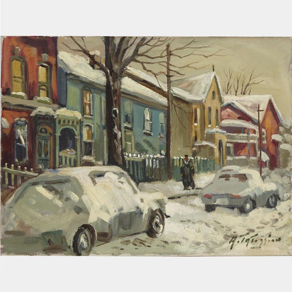 Armand Tatossian (1948-2012) - City Street, Winter