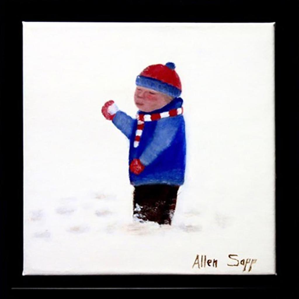 Allen Fredrick Sapp (1929-2015) - Untitled (Young Snowballer)