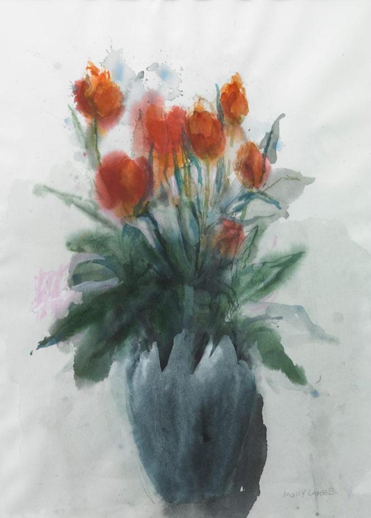 Molly Joan Lamb Bobak (1922-2014) - Red Tulips