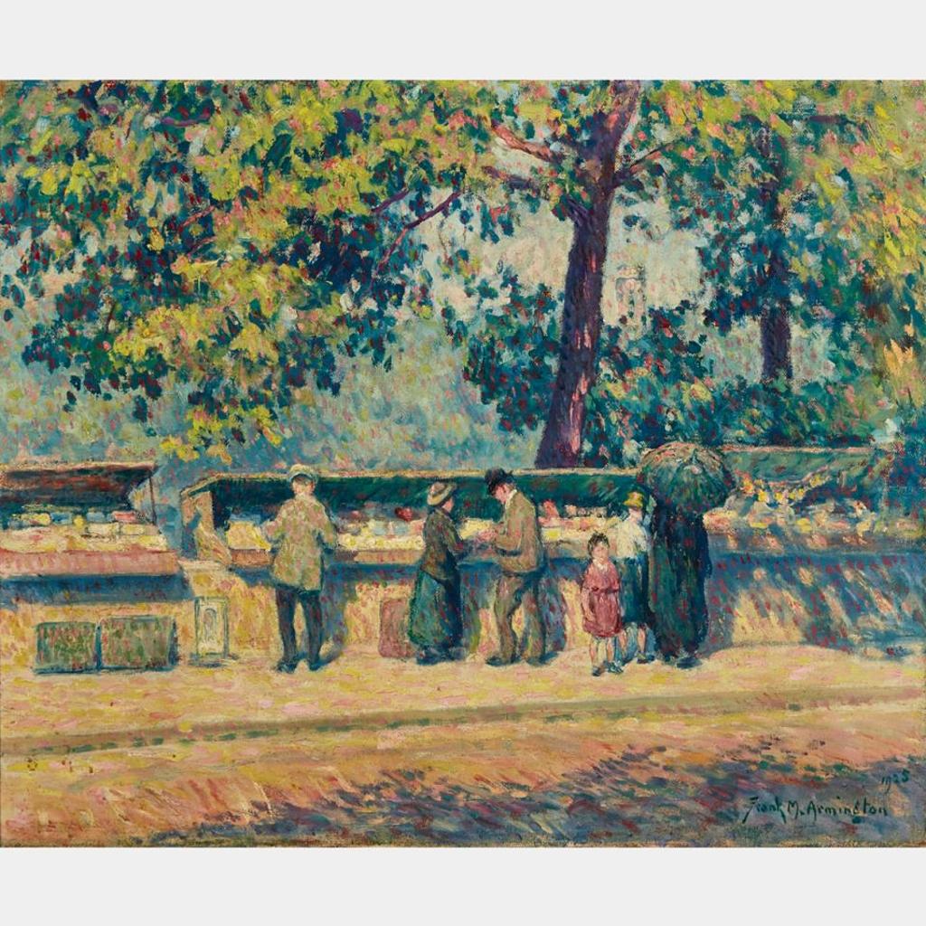 Franklin Milton Armington (1876-1941) - Les Bouquins, Place De L’Institut, Paris