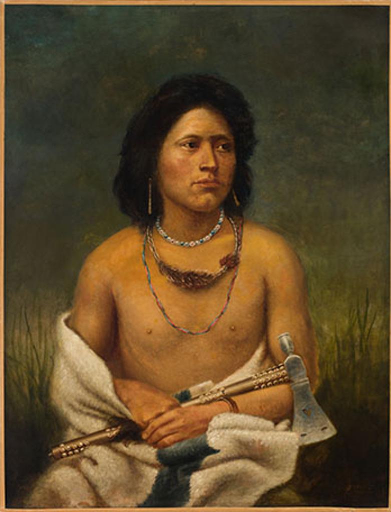 Frederick Arthur Verner (1836-1928) - Brave of the Sioux Tribe