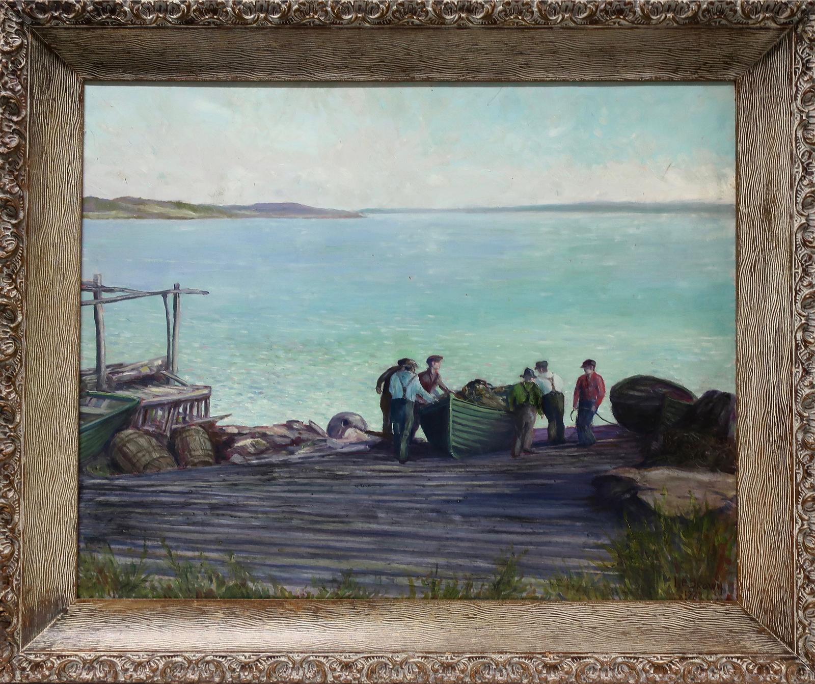 I.E. Brown - Untitled (Unloading The Day's Catch)