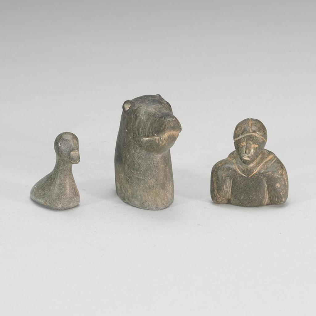 Annie Kopainuk Siutinuar (1948) - Bust, Bear And Duck