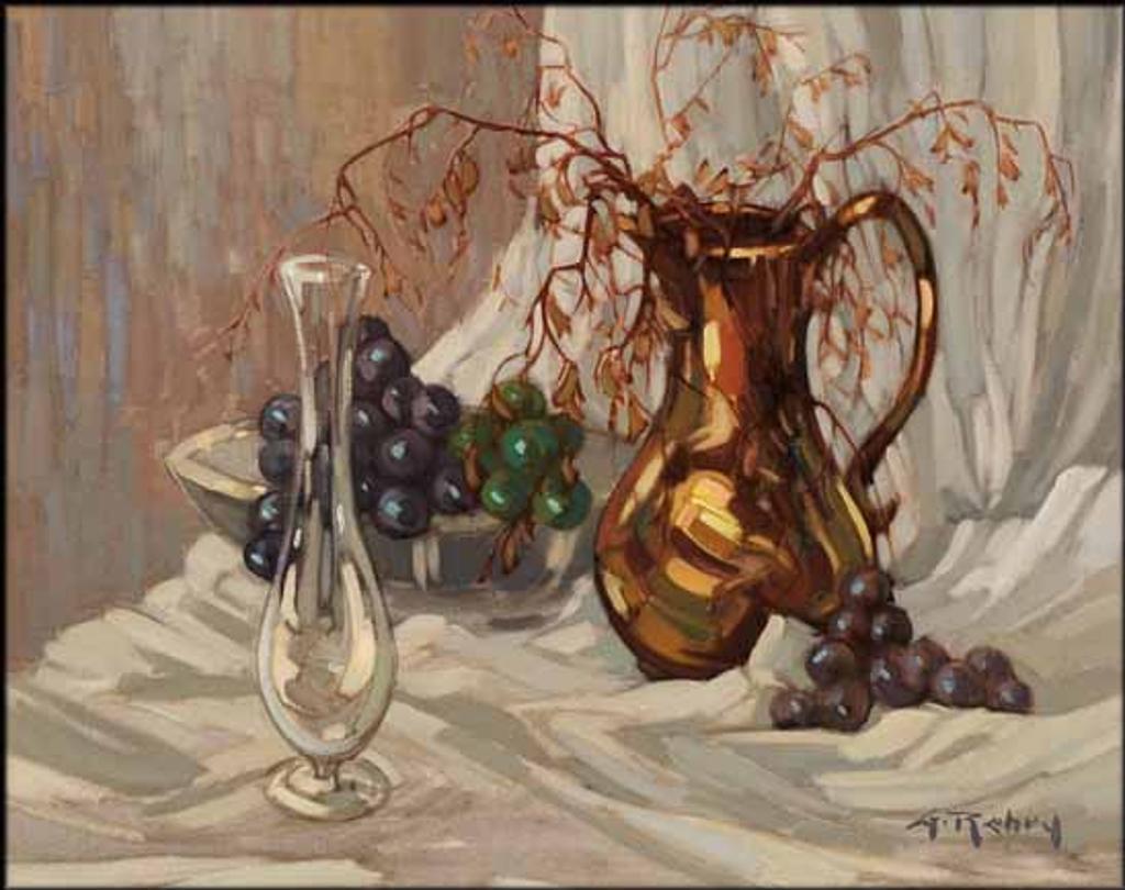 Gaston Rebry (1933-2007) - Vase en laiton