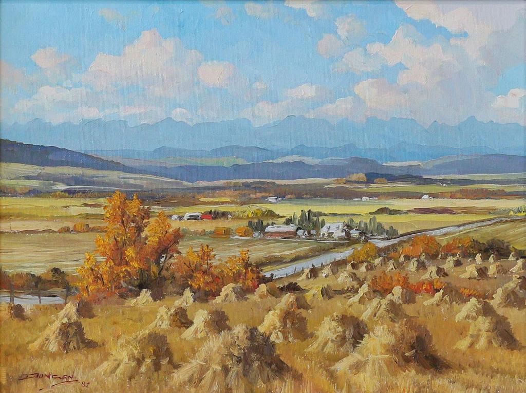 Duncan Mackinnon Crockford (1922-1991) - Springbank, West Of Calgary, Alberta; 1987