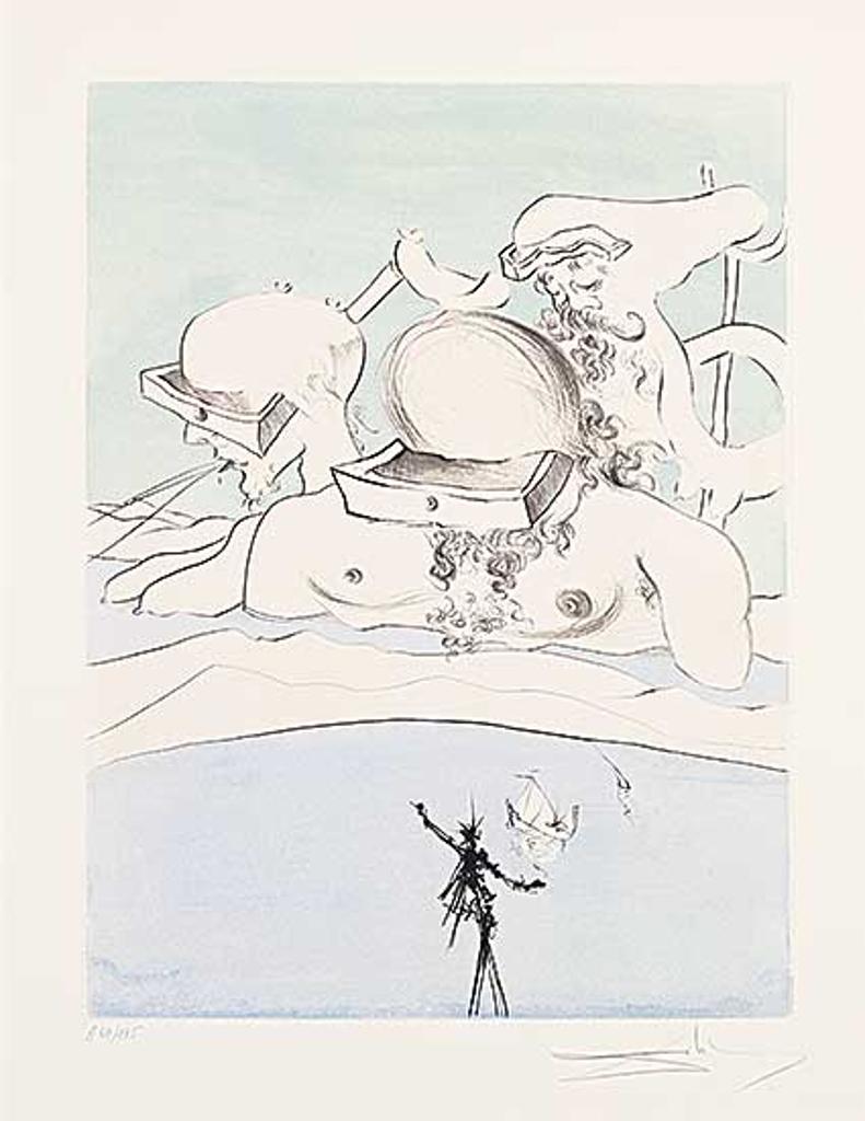 Salvador Dalí (1904-1989) - Flung Out Like a Fag-End by the Big-Wigs #A 64/195