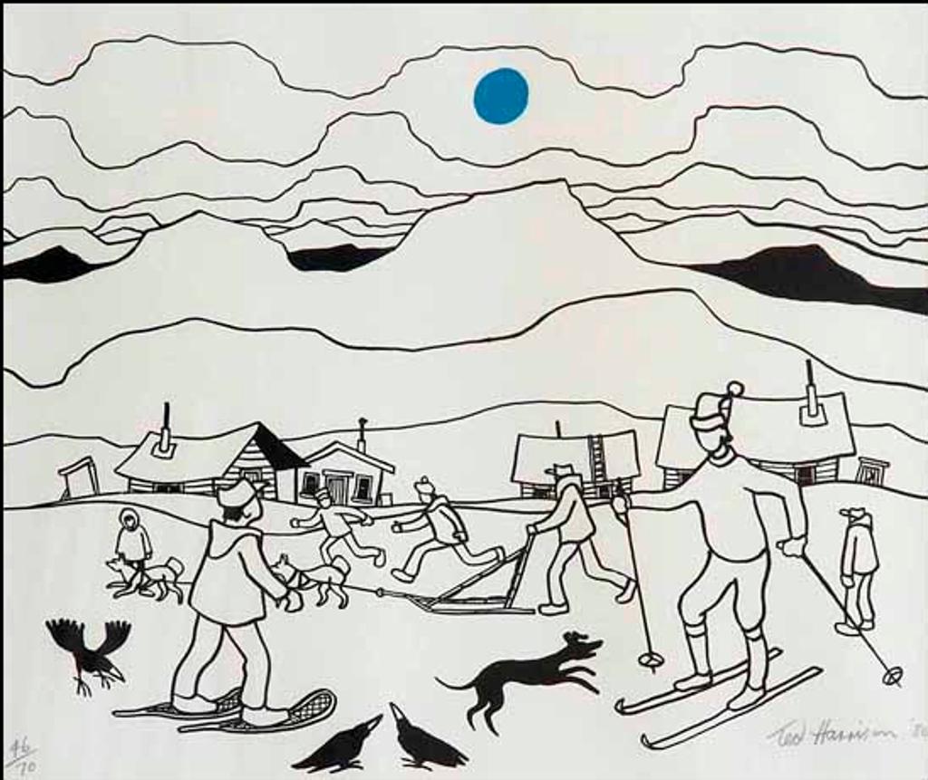 Ted Harrison (1926-2015) - Arctic Winter Games (03010/2013-663)