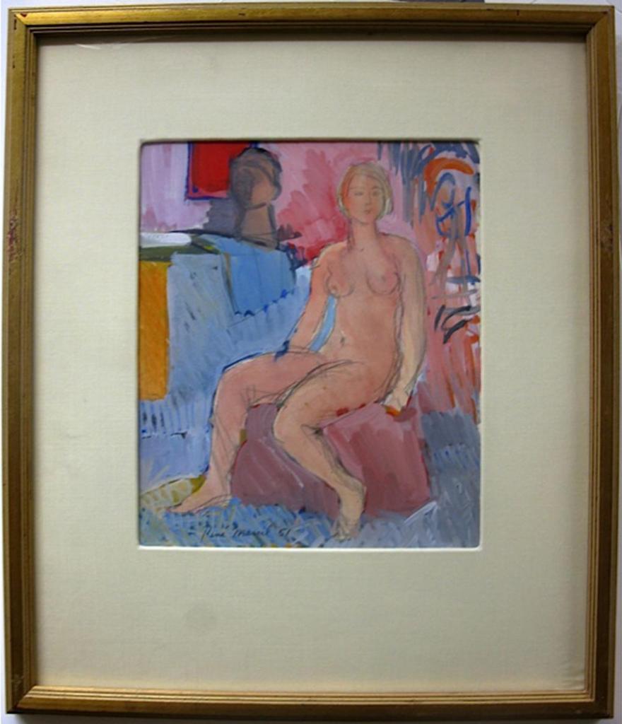 Rene Marcil (1917-1993) - Seated Nude