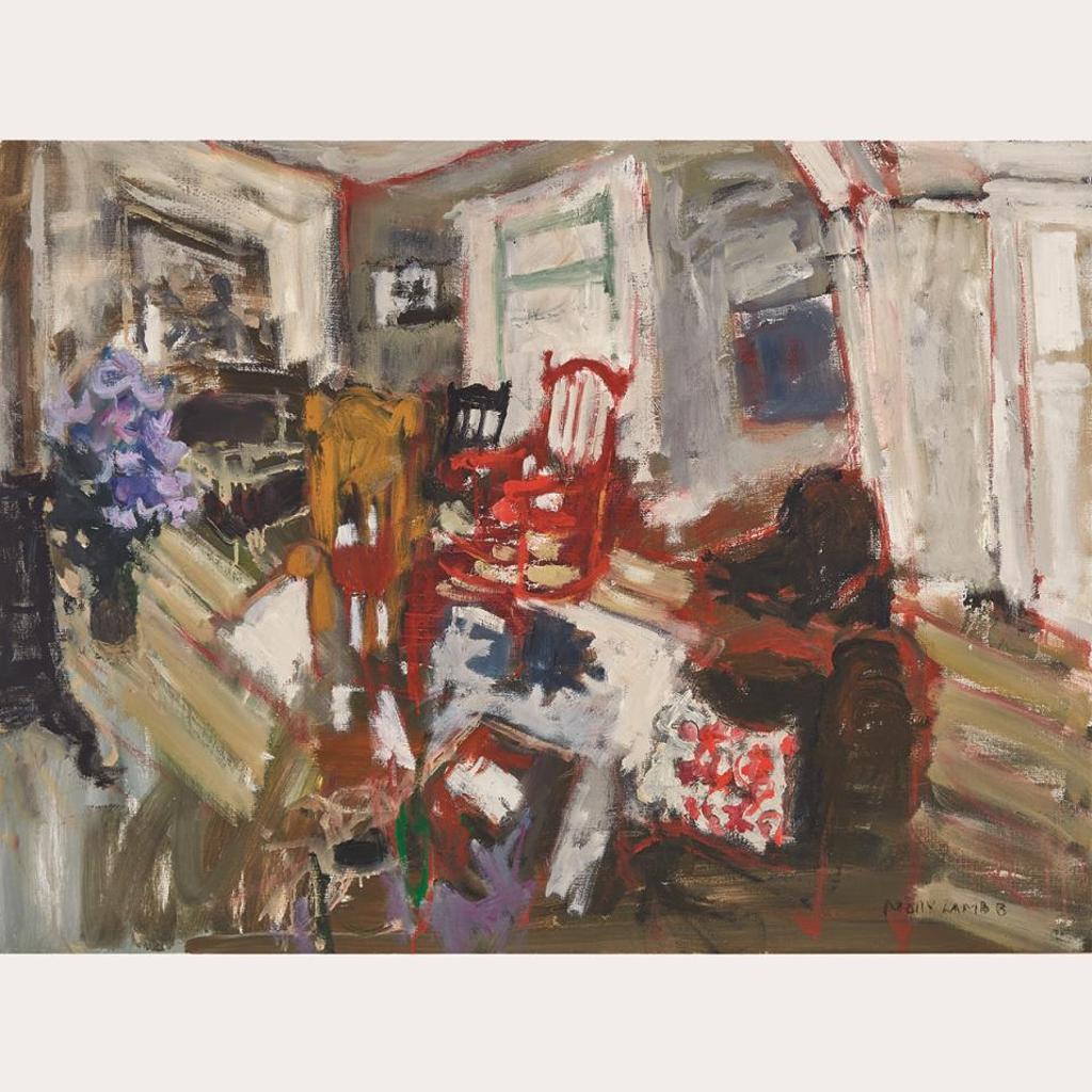 Molly Joan Lamb Bobak (1922-2014) - Living Room