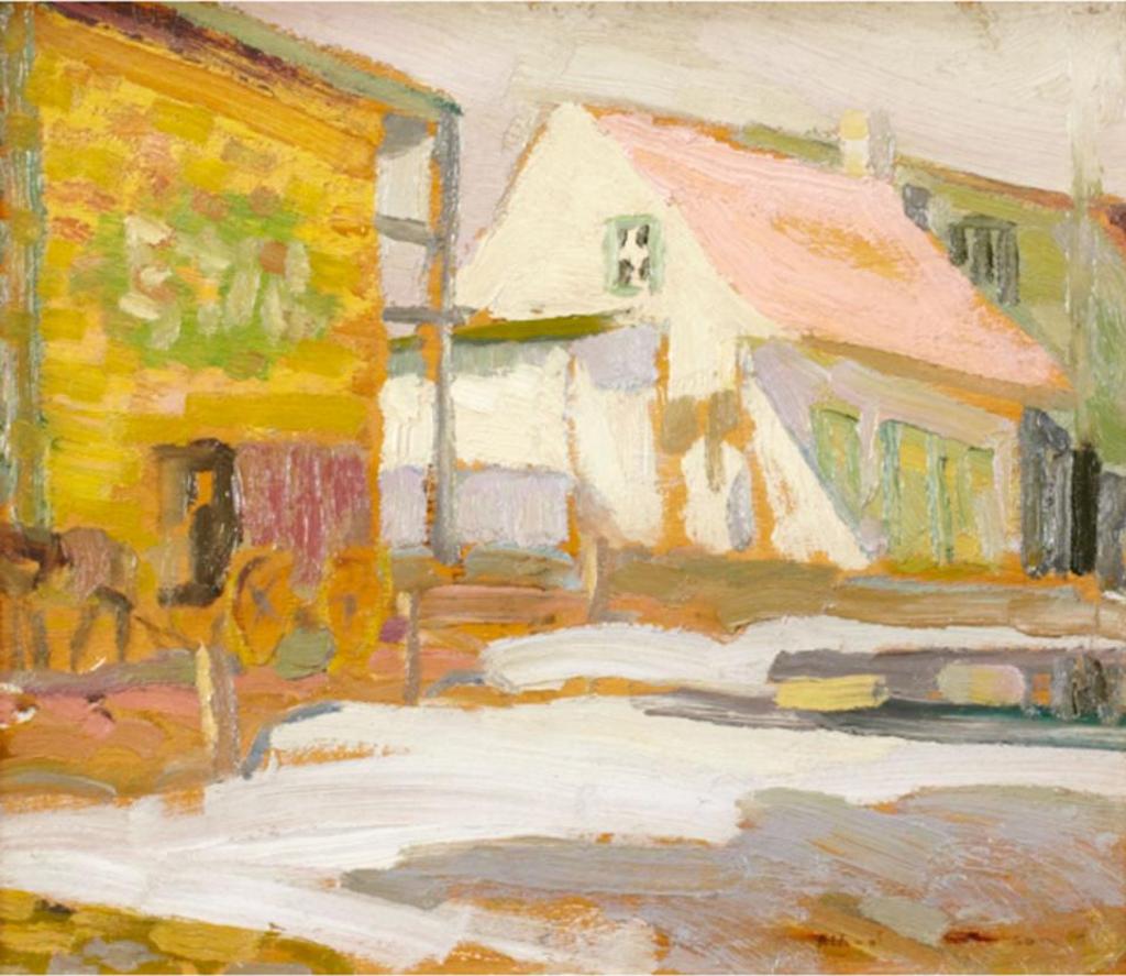 Albert Henry Robinson (1881-1956) - Winter Village, Quebec