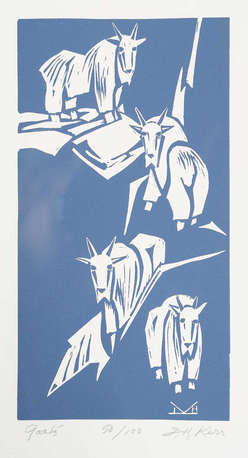 Illingworth Holey (Buck) Kerr (1905-1989) - Goats  # 50/100