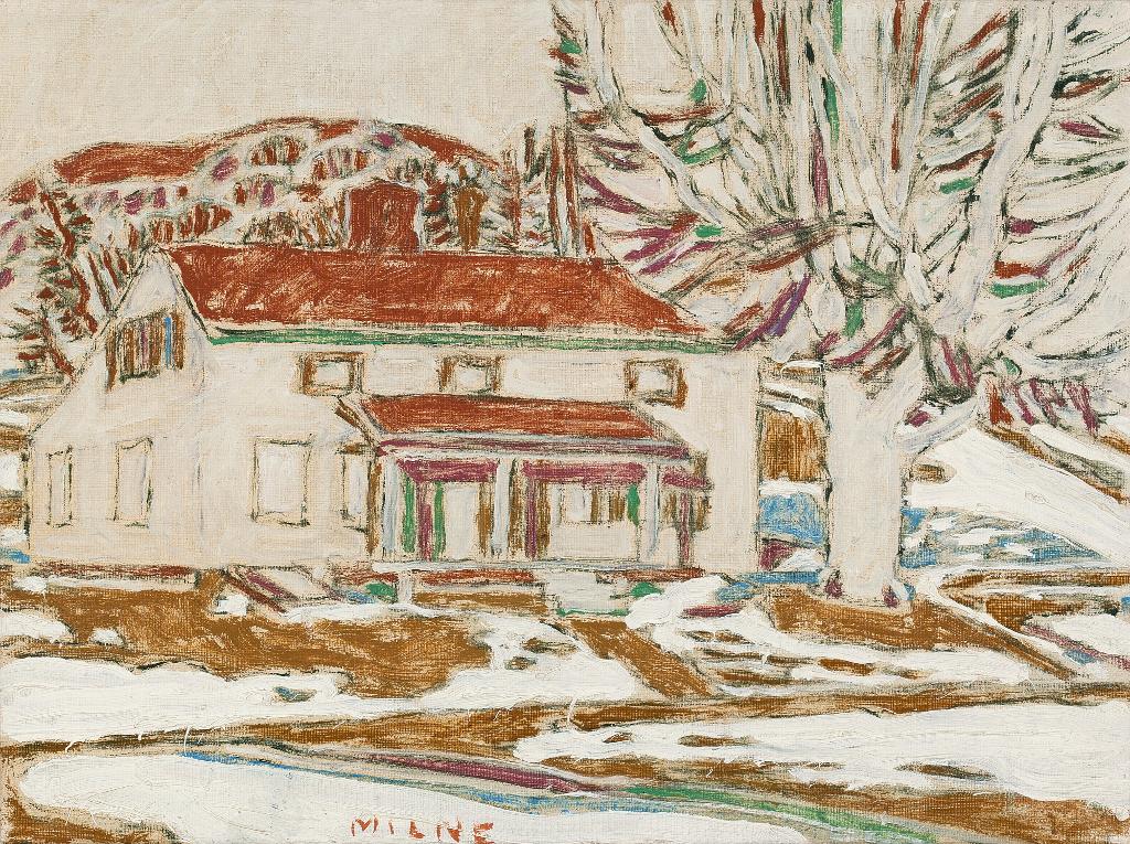 David Browne Milne (1882-1953) - Clarke's House, Late Afternoon