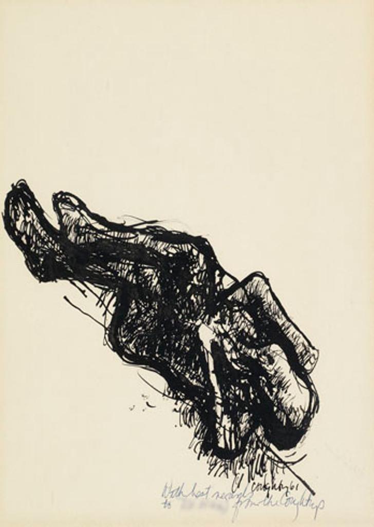 John Graham Coughtry (1931-1999) - Falling Figure