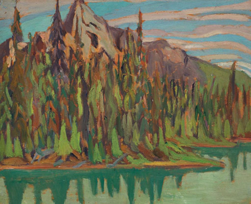 Sir Frederick Grant Banting (1891-1941) - Lake in the Rockies