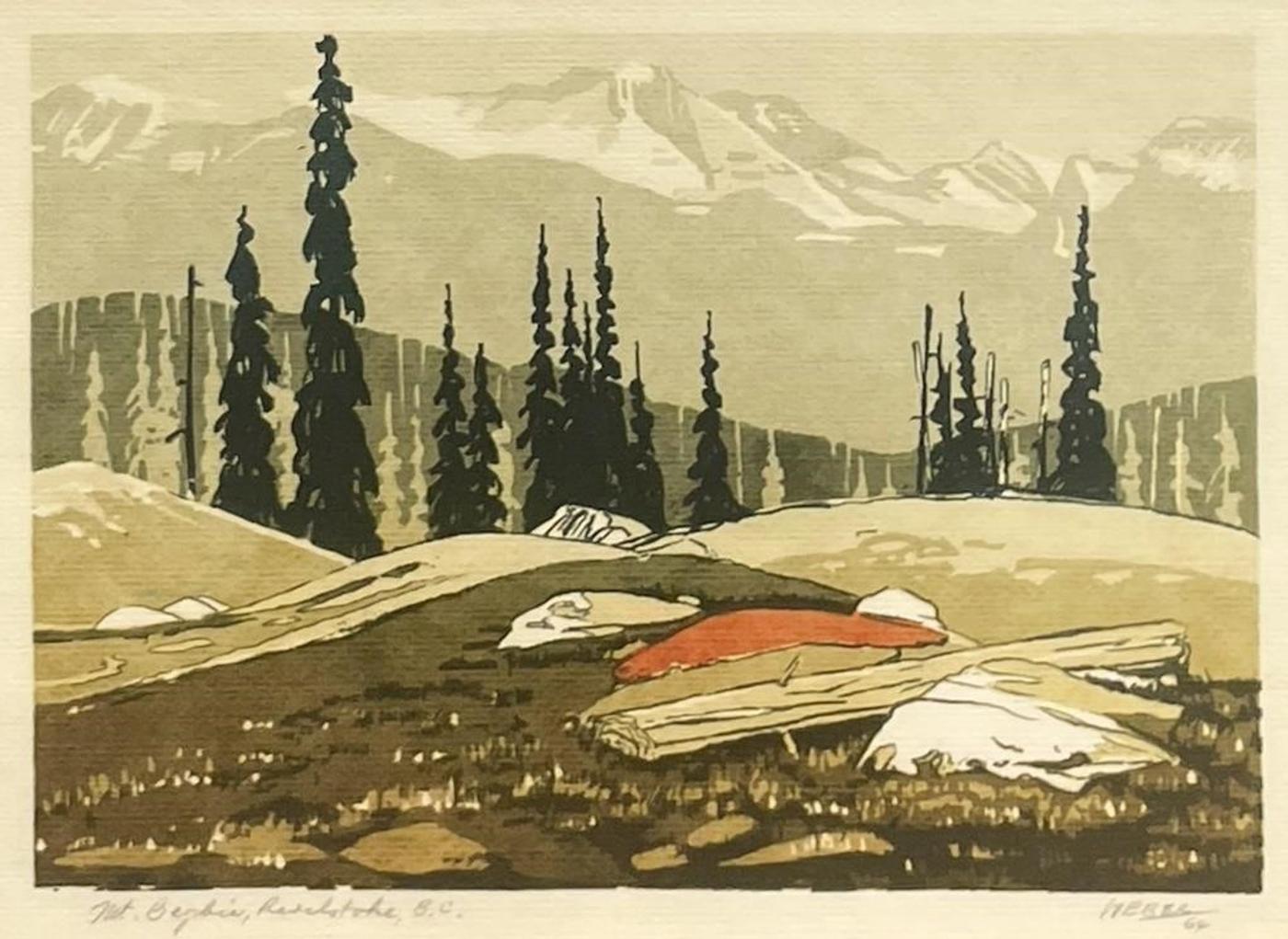 George Weber (1907-2002) - Mt Begbie, Revelstoke, BC