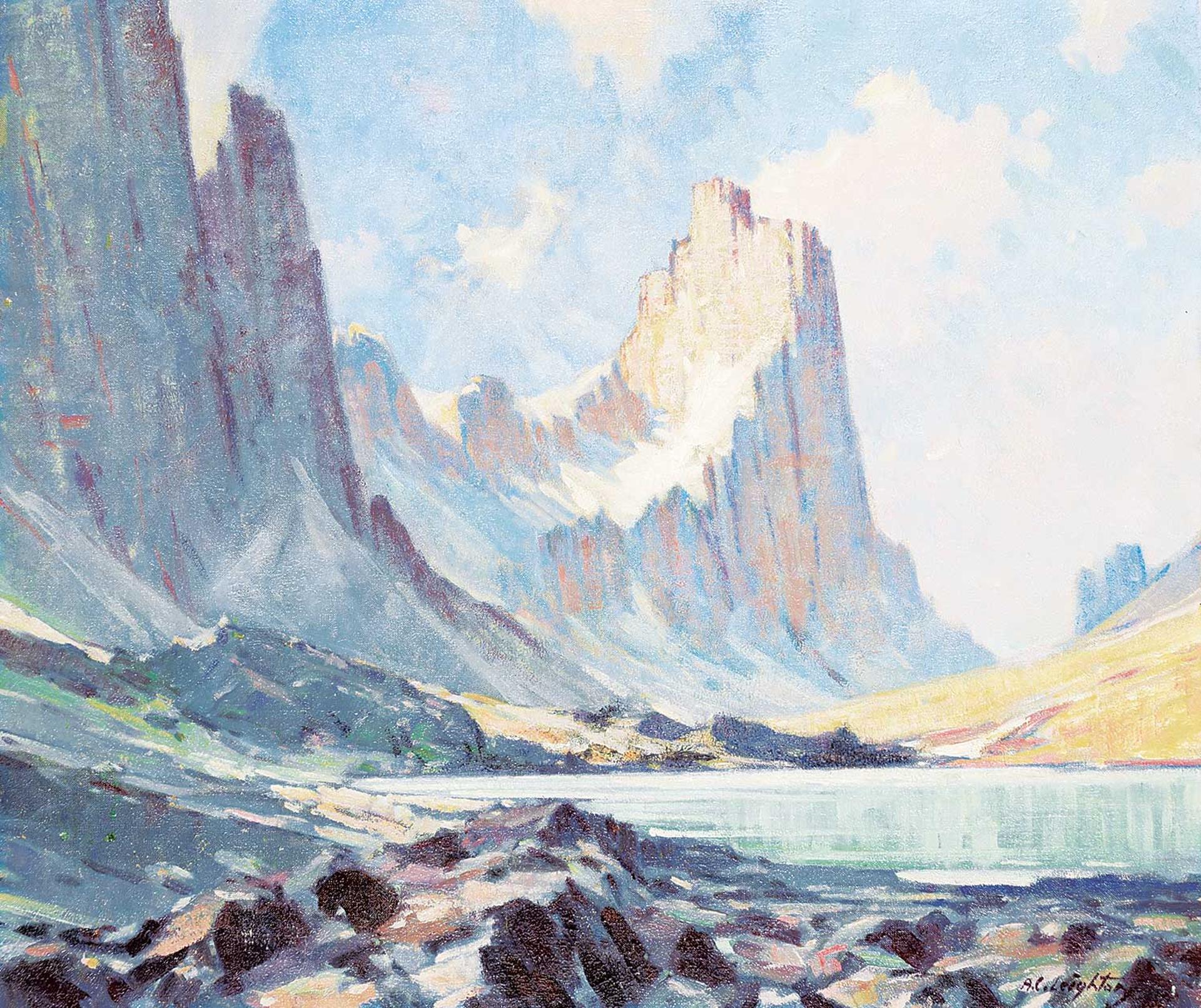Alfred Crocker Leighton (1901-1965) - Untitled - Springtime in the Rockies