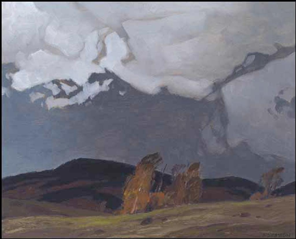 Alfred Joseph (A.J.) Casson (1898-1992) - Autumn Storm, Gamtha Lake, Ontario
