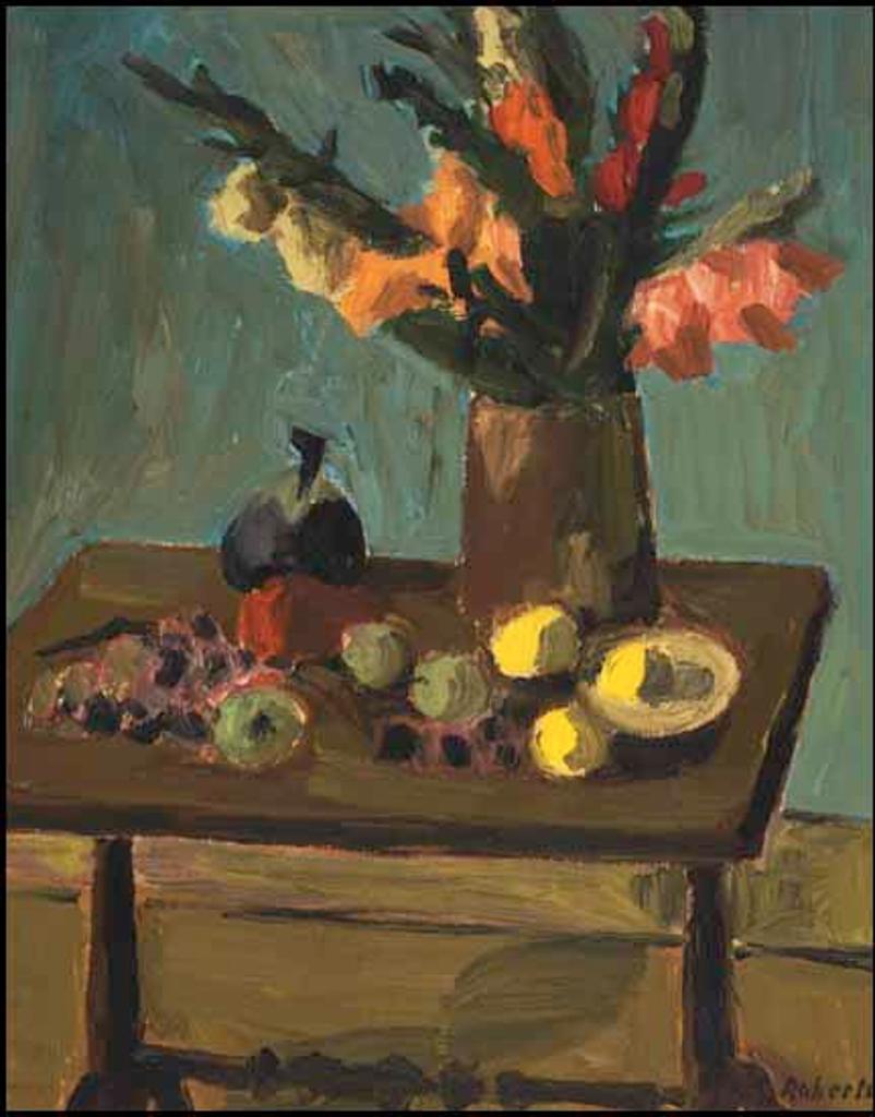 William Goodridge Roberts (1921-2001) - Gladiola and Fruit