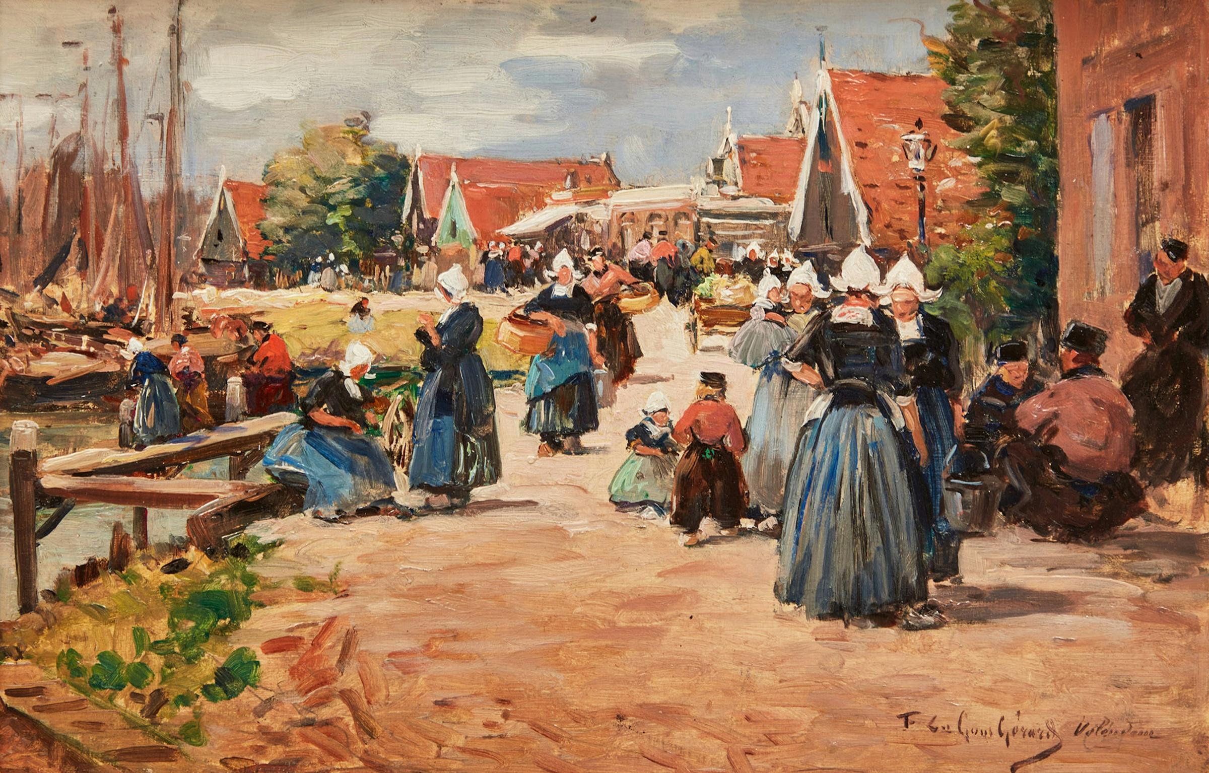 Fernand-Marie-Eugène Legout-Gérard (1854-1924) - Volendam, Holland