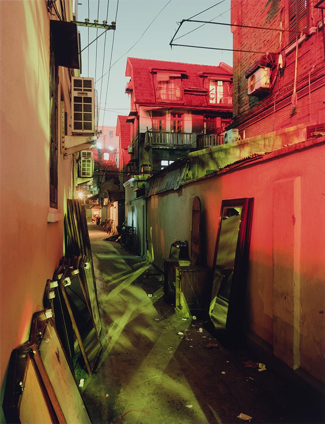 Greg Girard (1955) - Alley With Mirrors, Nanchang Lu, 2002