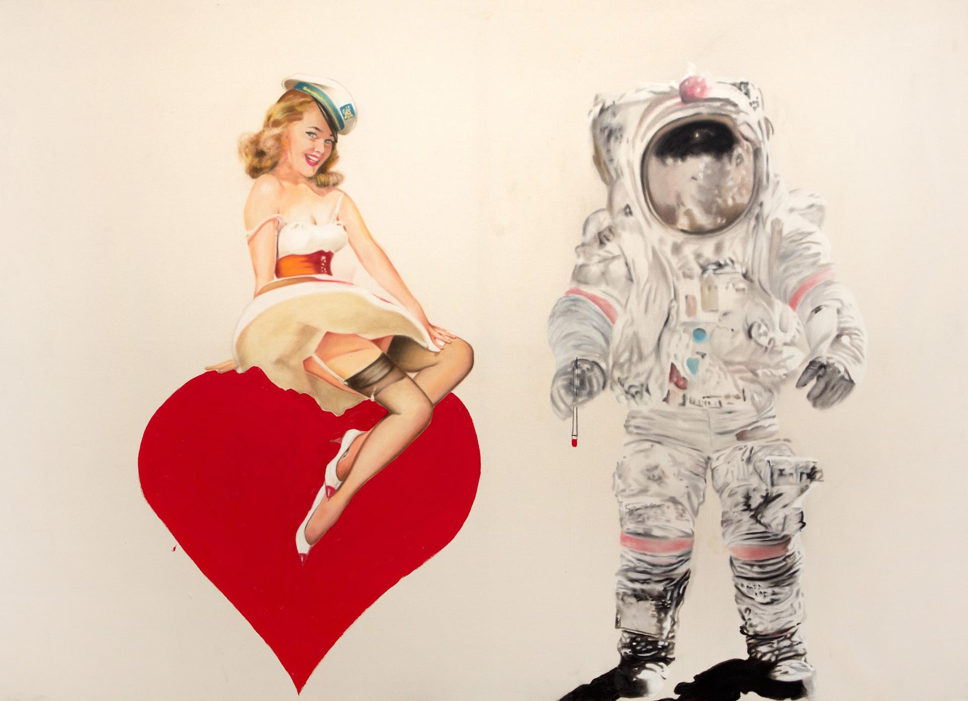 Marc Séguin (1970) - Pin Up + Astronaut, 2014