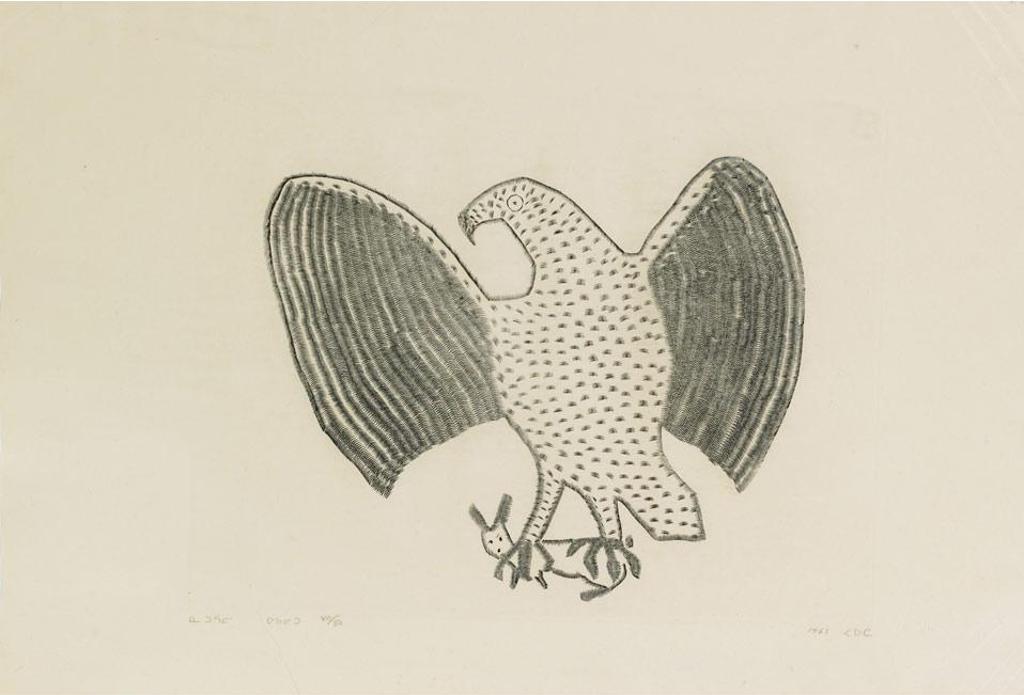 Pauta Saila (1916-2009) - Eagle With Rabbit