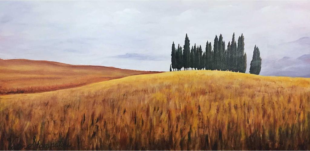 Victor Stampatori (1939) - Tuscan Harvest Time
