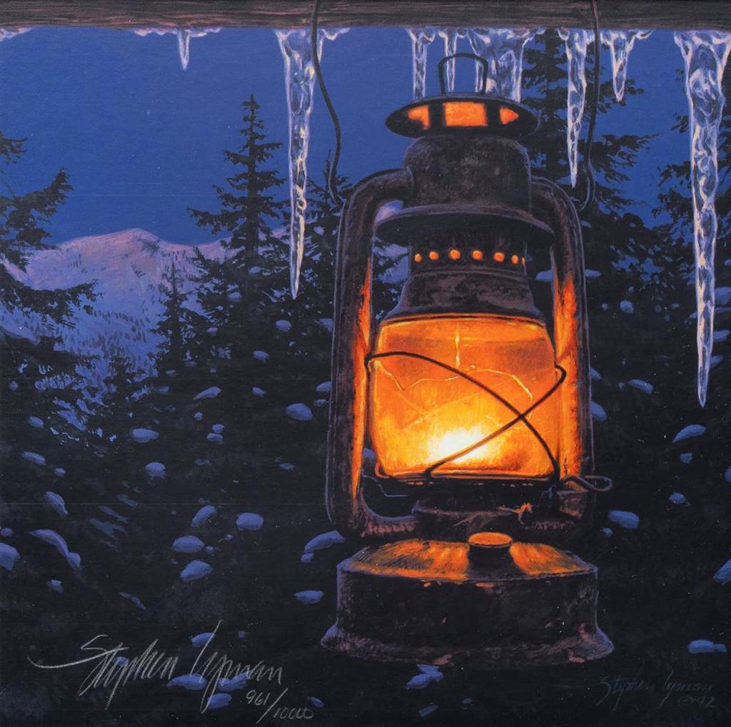 Stephen Lyman (1962-1996) - Lantern Light, 1992, with Firelight Chapbook