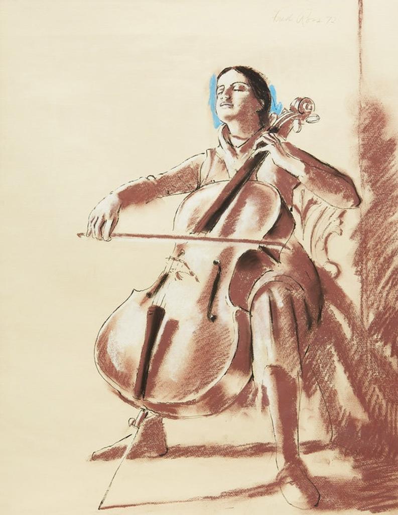 Fred Ross (1927-2014) - The Cello Player