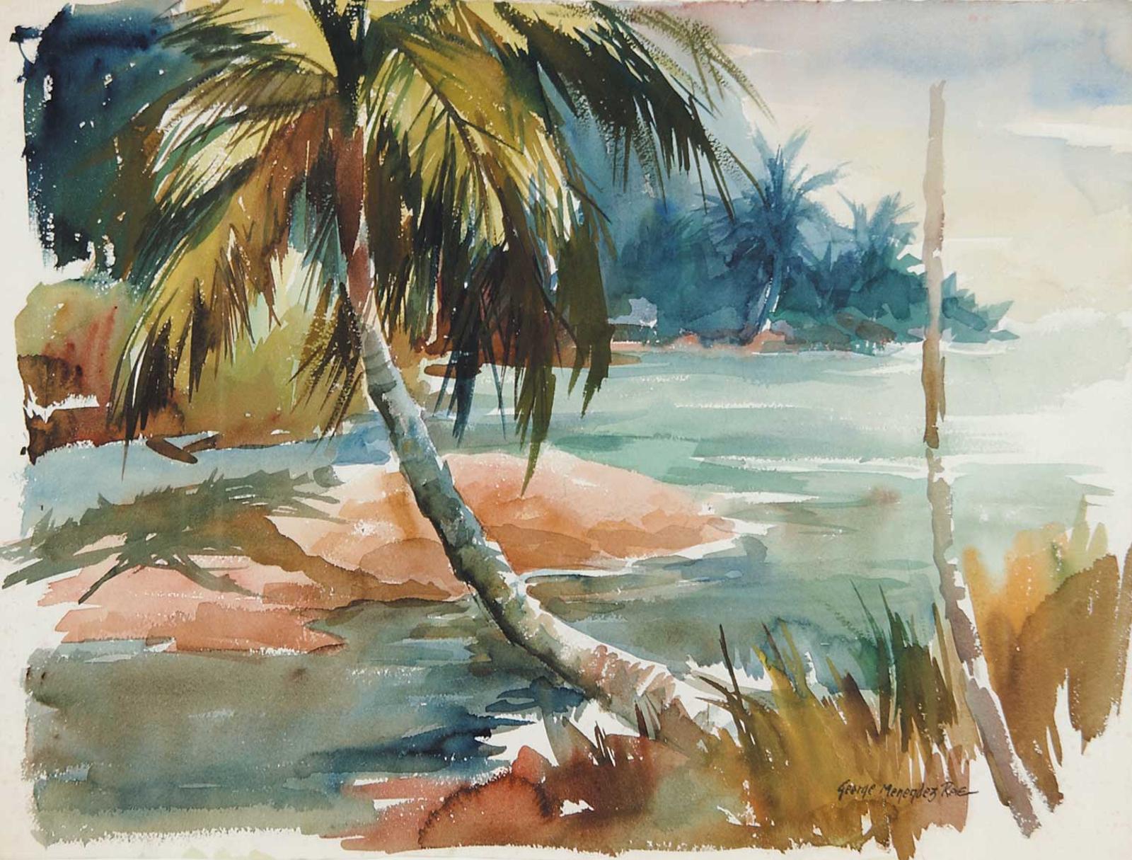 George Menendez Rae (1906-1992) - Untitled - Palm Breeze
